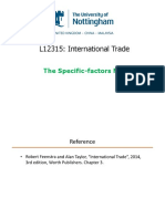 Lecture 3 (Specific-Factors Model)