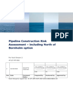 06 - Baggrundsrapport Pipeline Construction Risk Assessment - Including North of Bornholm Option. August 2018