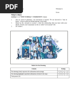 What's More: Activity 1: A "NEW NORMAL" COMMUNITY (10pts)