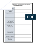 Plantilla de Diseño de Proyecto de Tecnología y Emprendimiento