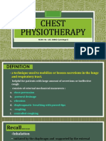 Chest Physiotherapy: NCM 106 LEC DEMO (Leininger)