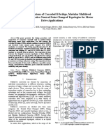 Design and Comparison of Cascaded H-Bridge, Modular Multilevel Converter and 5-L Active Neutral Point Clamped Topologies For Motor Drive Applications