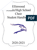 Ellinwood Middle/High School Choir Student Handbook