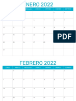 Calendarios mensuales 2022