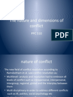 The Nature and Dimensions of Conflict