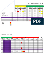 Pre - 4 Attendance List