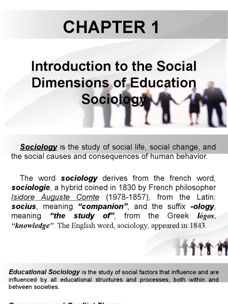 Social Dimensions of Education | PDF | Sociology | Behavioural Sciences