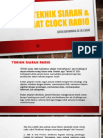 Teknik Siaran Format Clock Radio