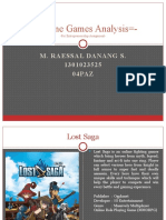 Online Games Analysis - M. Raessal D.S. 04PAZ