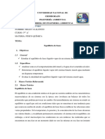 Práctica - Equilibrio Líquido Vapor de Soluciones Binarias