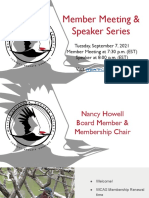 WCAS Member Meeting and Speaker Program 09072021