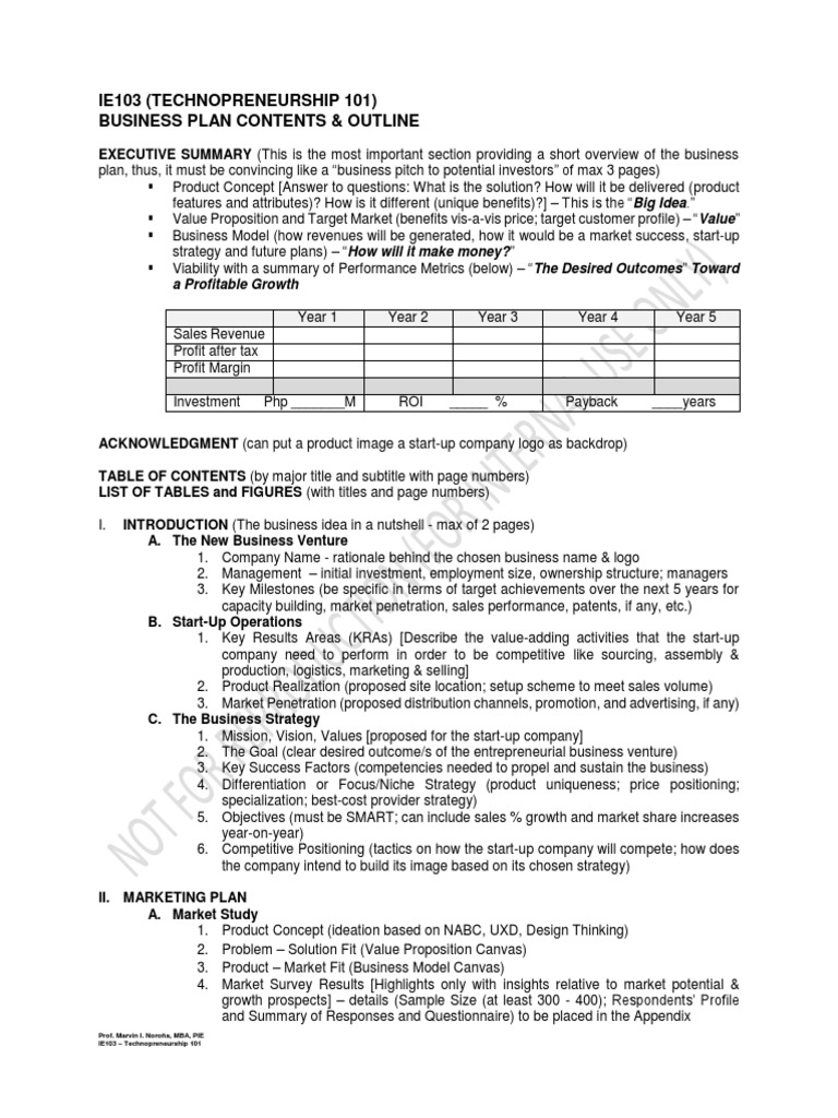 ie103-business-plan-outline-format-pdf-expense-marketing