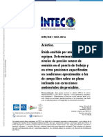 INTE ISO 11201 2016 - Medición Ruido en Máquinas
