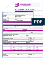 Formulario de Aplicación