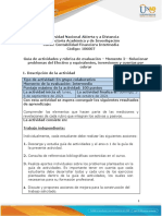 Guia de Actividades y Rúbrica de Evaluación Momento 2 - Solucionar Problemas Del Efectivo y Equivalentes, Inversiones