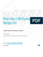 What's New in IBM BPM 8.6 EXTERNAL (Paul Pacholski)