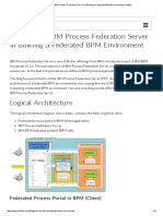 The Role of IBM Process Federation Server in Building A Federated BPM Environment - Prolifics