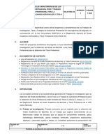 Normas para trabajos de investigación, tesis y suficiencia profesional