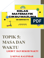 Tahun 3 Topik 5 Sebut Dan Rekod Waktu & Kenal Kalander