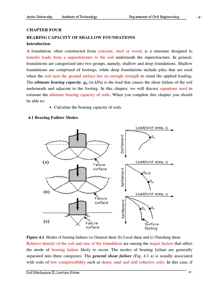 Bearing Capacity of Shallow Foundations | PDF | Soil Mechanics ...