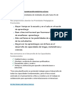 Secuencia Didáctica Habitos Saludables Primer Grado