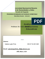 Seminario Analisis de Las Instituciones Educativas-Finis Valeria