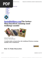 how to make huaraches