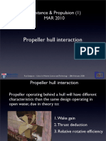 Prop Hull Interaction
