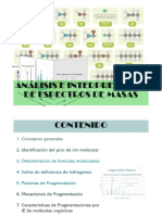 ANÁLISIS E INTERPRETACIÓN DE ESPECTROS DE MASAS