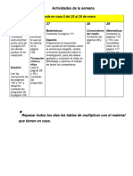 Act. de La Semana 25-29 de Enero