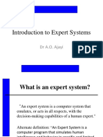 Expert Systems (An Area of Ai)