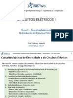Aula CE1 - Tema 02 - Conceitos Básicos de Eletricidade e de Circuitos Elétricos