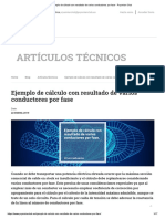 Ejemplo de Cálculo Con Resultado de Varios Conductores Por Fase - Prysmian Club