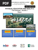 Physical Education and Health 3: Dance