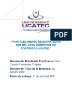 Fortalecimiento de Estrategias B2B Del Area Comercial de Postgrado Ucatec 1.1