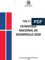 Ley Estratégia Nacional de Desarrollo END 2030