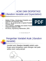 Variabel Acak Dan Ekspektasi : Random Variable and Expectation