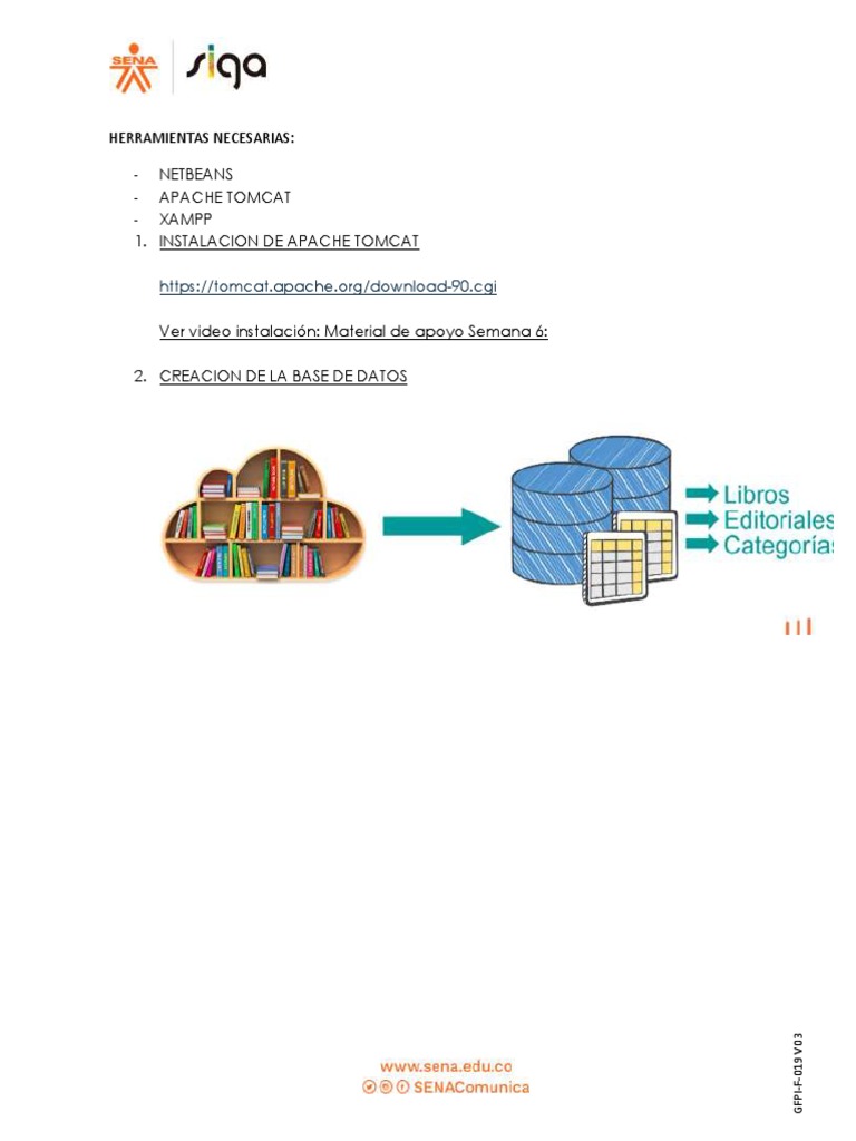 Guía para Crear un Proyecto Java Web | PDF | Mi sql | Bases de datos