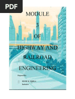 Module 3 Highway and Railroad Engineering