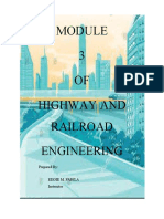Module 3 Highway and Railroad Engineering