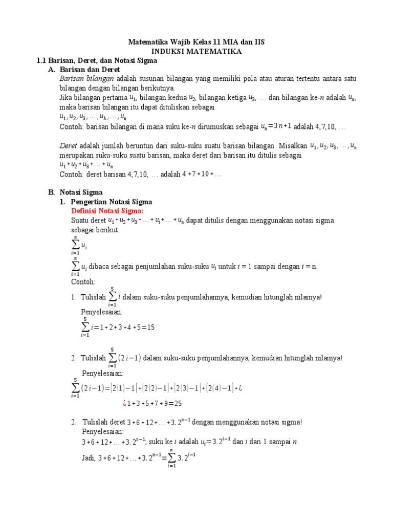 Matematika Wajib Kelas 11 | PDF
