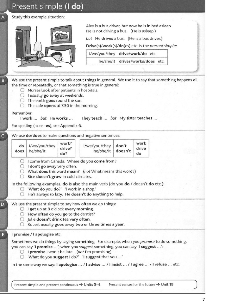 Present Simple Practice | PDF