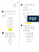 Resolución de ejercicios de álgebra