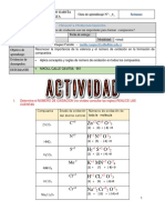 Importancia de los números de oxidación en la formación de compuestos químicos