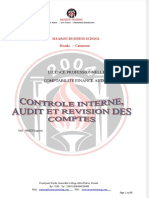 Fdocuments in Cours Controle Interne Audit Et Revision Des Comptes