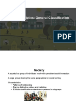 Types of Societies: A Classification