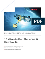 DAN 13 Ways To Run Out of Air