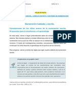 Numeración Hablada y Escrita - Sistema de Númeración