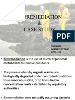 Bioremediation & Case Study: Submitted By: Suvasini MBA (BT) 4 SEM ROLL - 25