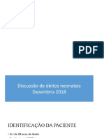 Discussão sobre óbitos neonatais no Hospital Central da Beira